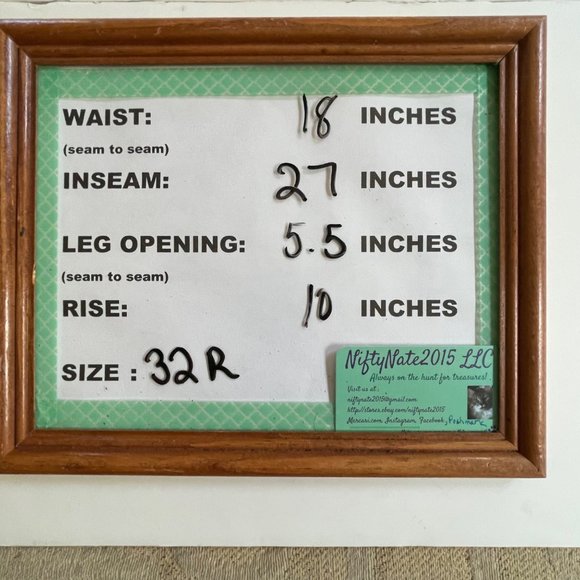 GAP denim ankle indigo women’s size 32R factory distressed zip front leggings - Picture 10 of 10